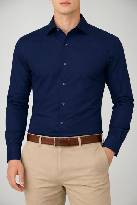 Camicia da uomo Xacus con bottoni slim fit