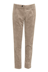 Pantaloni da uomo Yan Simmon in velluto con pences