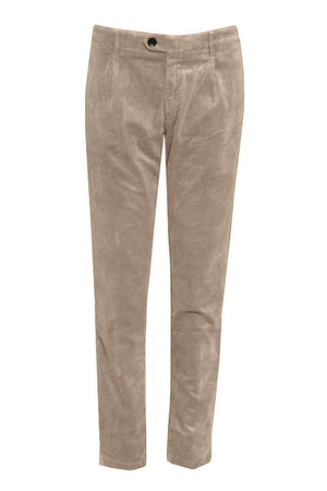Pantaloni da uomo Yan Simmon in velluto con pences