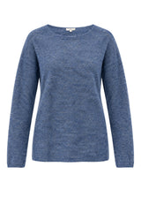 Yerse Maglia Donna Melange in Misto Lana e Alpaca