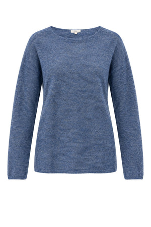 Yerse Maglia Donna Melange in Misto Lana e Alpaca