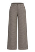 Yerse Pantaloni Donna pied de poule Wide Leg