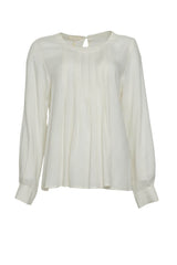 Blusa da donna Zhelda con dettaglio plissè fronte