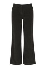Pantaloni da donna Zhelda a palazzo in velluto a coste