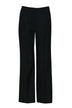 Pantalones de sarga elástica de corte recto para mujer de i Blues