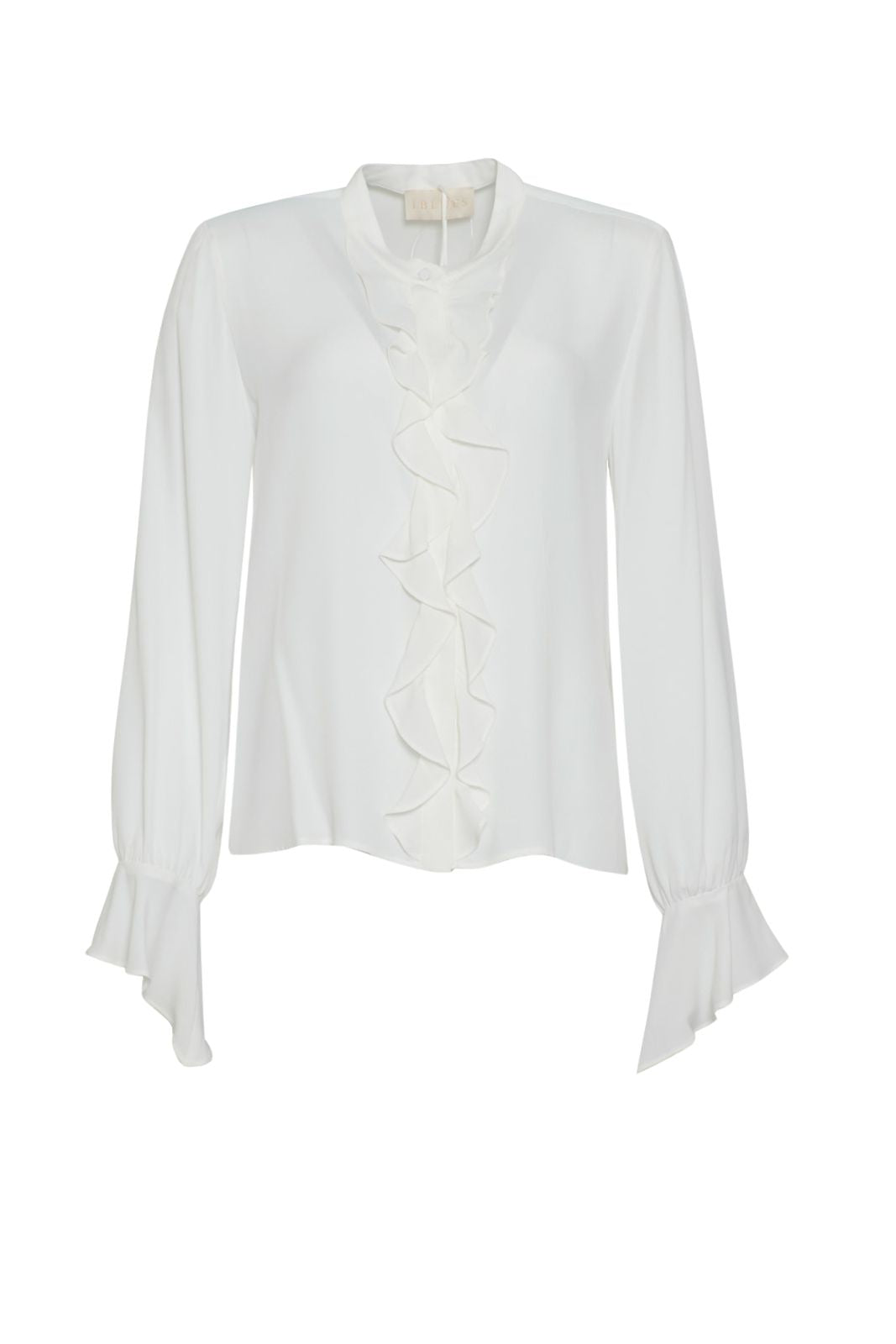 I Blues camicia donna con rouches sul davanti e ai polsi