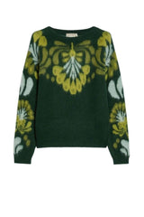 i Blues Maglia Donna con intarsio jacquard / Verde