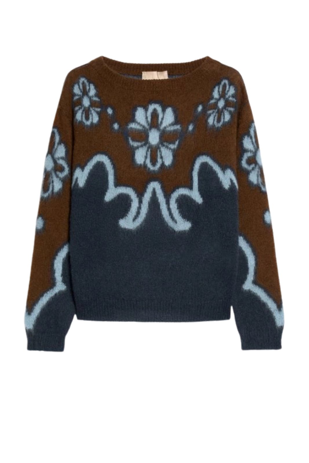 i Blues Maglia Donna con intarsio jacquard / Blu
