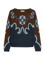 i Blues Maglia Donna con intarsio jacquard / Blu