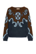 i Blues Maglia Donna con intarsio jacquard / Blu