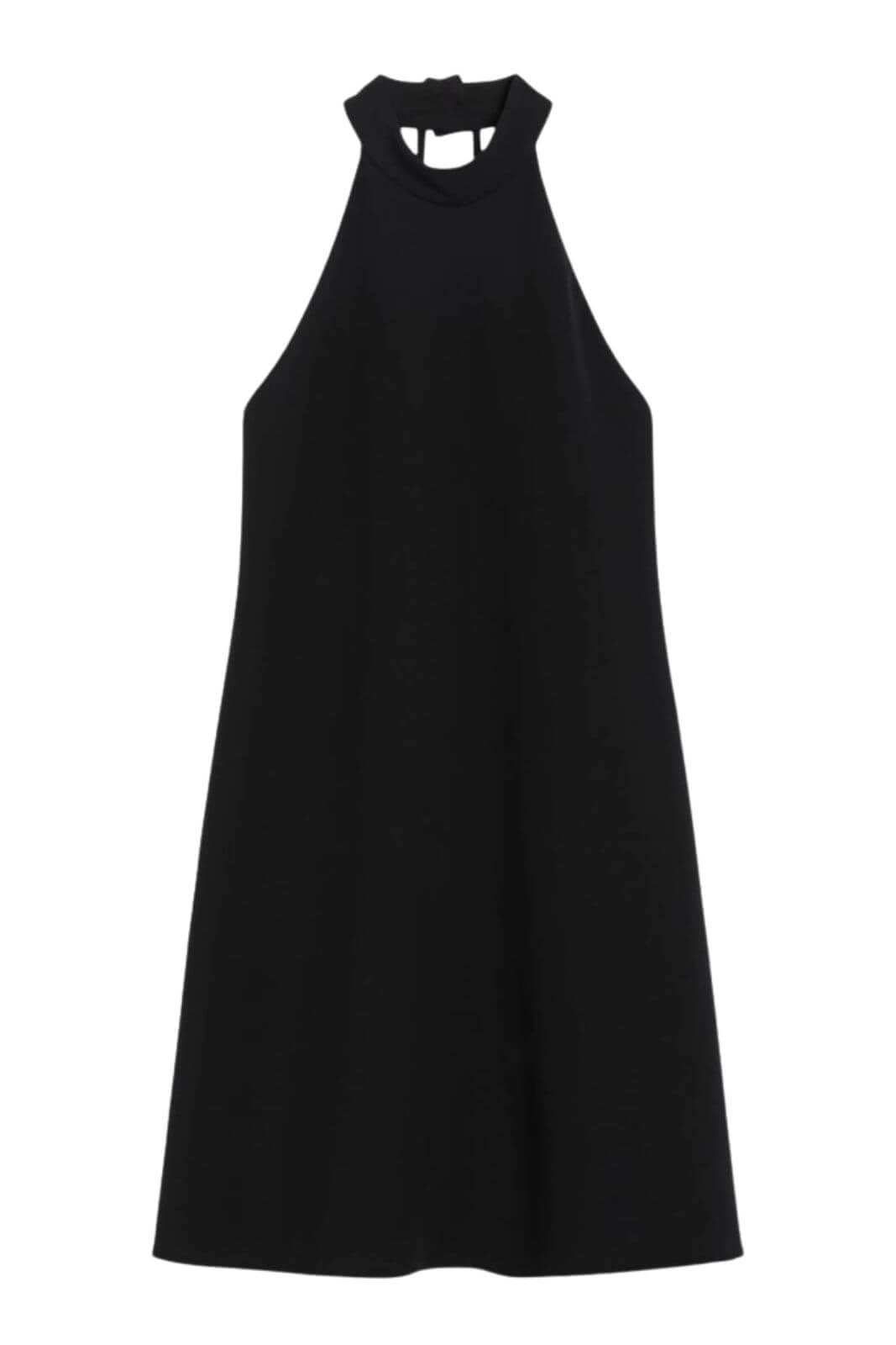 Vestido de crepé con escote halter para mujer The Blues