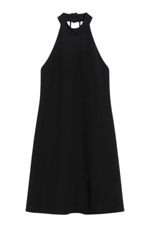 Vestido de crepé con escote halter para mujer The Blues