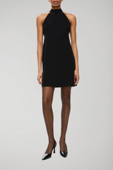 i Blues Abito Donna in crepe con scollo americano