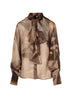Imperial women's shirt with transparent pattern