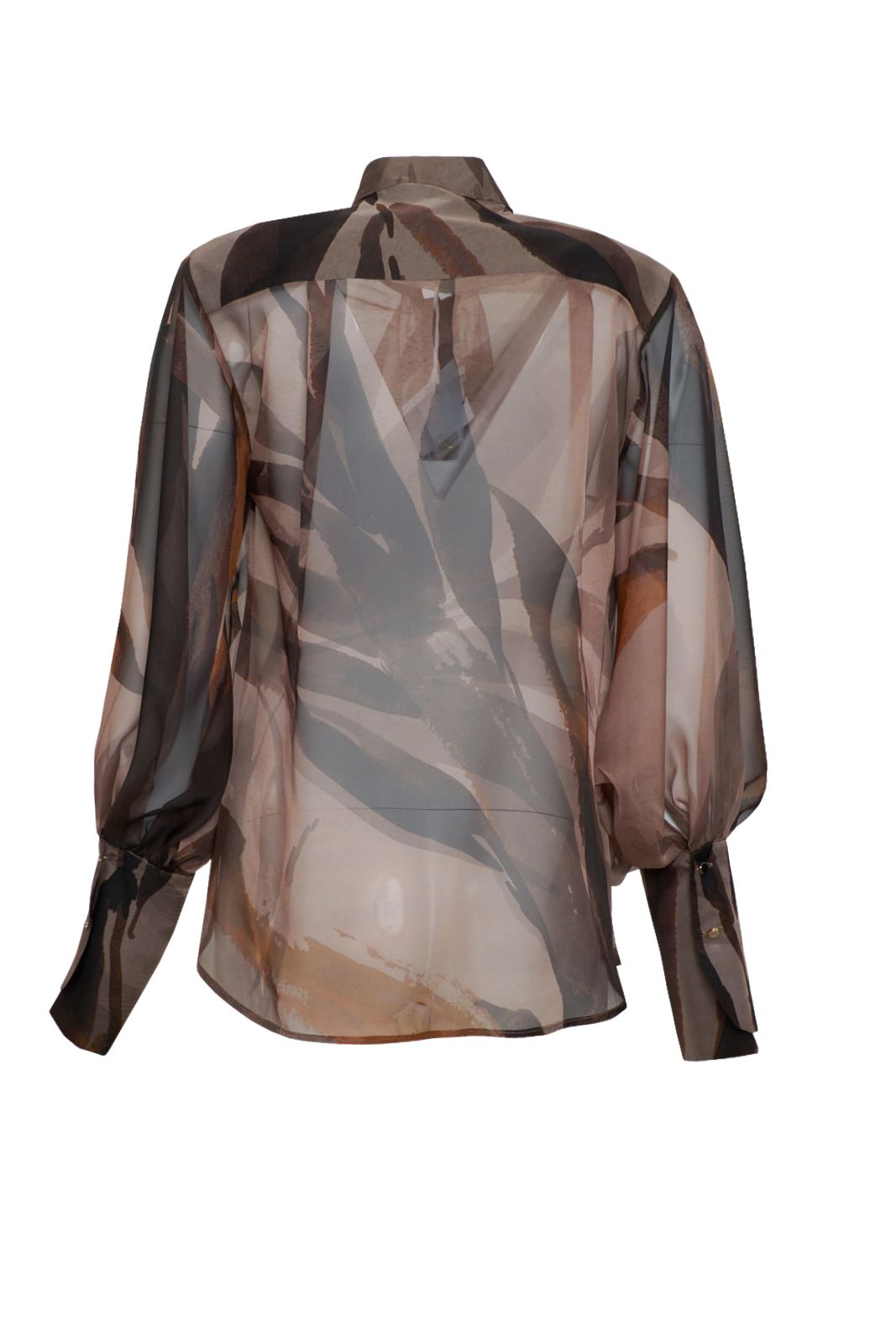 Imperial camicia donna a fantasia in trasparenza
