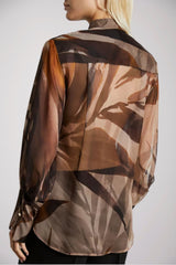 Imperial women's shirt with transparent pattern