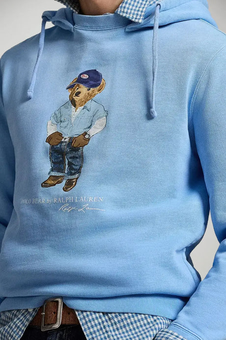 Polo Ralph Lauren Felpa Uomo con cappuccio stampa bear