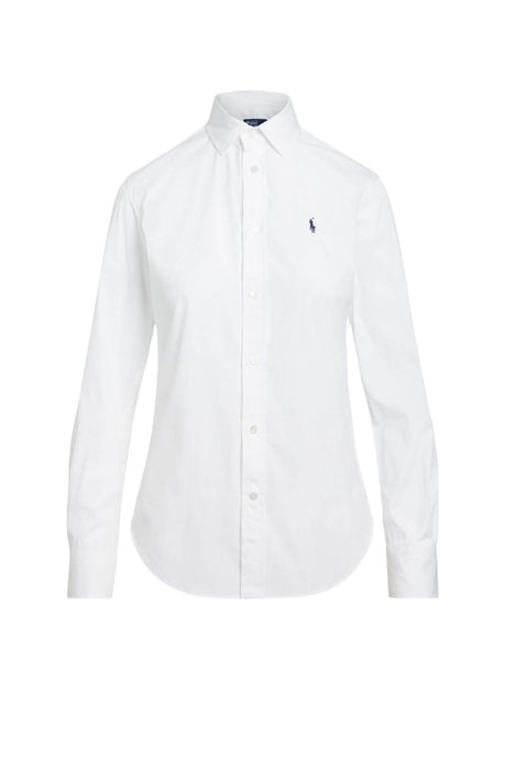 Camicia da donna Polo Ralph Lauren  in cotone con logo fronte
