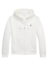 Felpa uomo firmata Polo Ralph Lauren con cappuccio e chiusura con zip.
