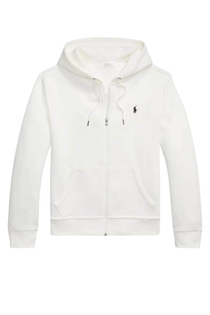 Felpa uomo firmata Polo Ralph Lauren con cappuccio e chiusura con zip.