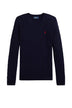 Maglione da donna Polo Ralph Lauren a trecce con logo fronte