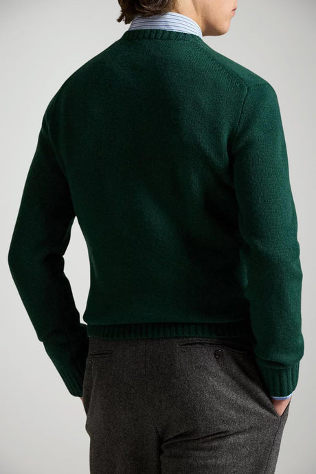 Polo Ralph Lauren maglia uomo bear verde