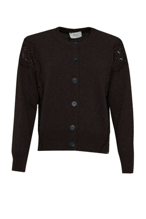 Vicolo women's cardigan with lace insert