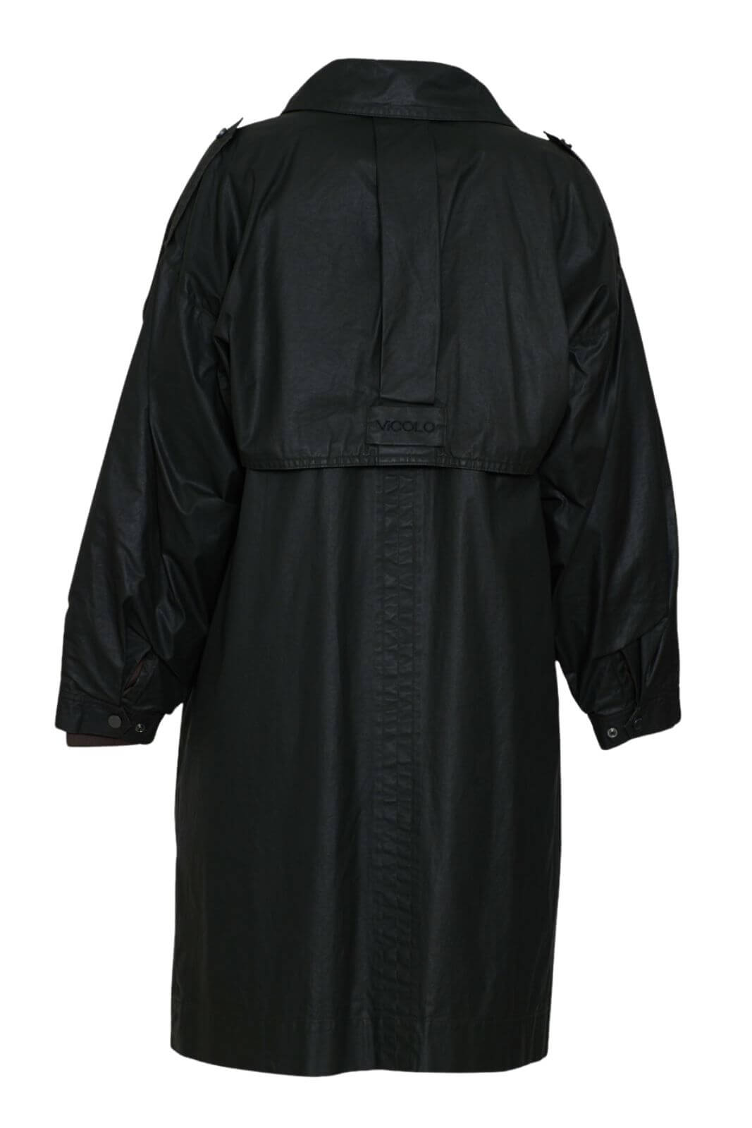 Vicolo impermeabile donna effetto doppio capo